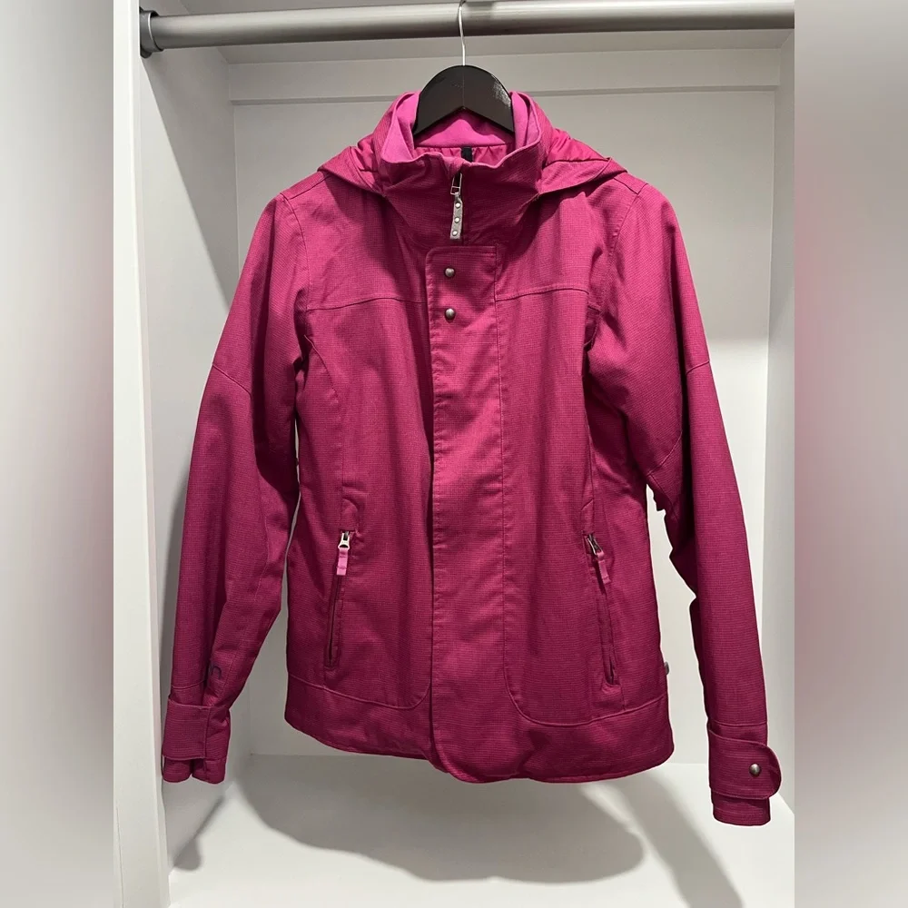 Burton Dry Ride Women's Fuchsia Snowboard Ski Jacket small magenta - Picture 7 of 14